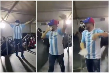 ¡SE PASÓ! La “coronaparty” a la que asistió Lacava en plena pandemia: se quitó su tapaboca y lo lanzó a la multitud tipo “rock star” (+Video indignante)