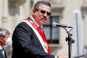 ¡ENTÉRESE! Con 120 votos a favor, el Congreso de Perú aceptó la renuncia del presidente Manuel Merino