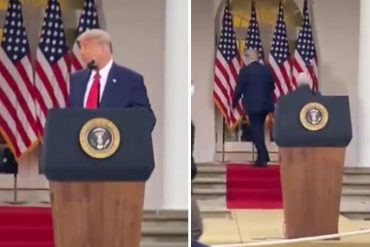 ¡LE CONTAMOS! “¿Cuándo aceptará que perdió la elección?”, la pregunta de un periodista a Trump en rueda de prensa en la que no permitió preguntas (+Video)