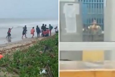 ¡INDIGNA! Familiares de mujeres y niños deportados y luego regresados a Trinidad denuncian que fueron detenidos en una estación policial tras llegar a la isla (+Video)