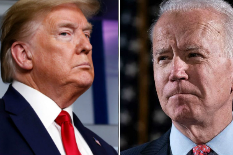 Trump Biden cara a cara