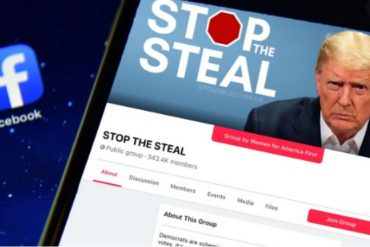 ¡SEPA! Facebook cierra un grupo de 300.000 simpatizantes de Trump denominado «Detengan el robo»: Alegan que estaba «llamando a la violencia»