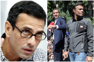 ¡AQUÍ LO TIENE! El dardo venenoso de Capriles a Guaidó y Leopoldo: “Algunos hablan de unidad, pero el 30 de abril no la hubo”