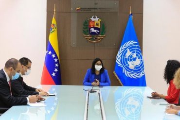 ¡VAYA, VAYA! Delcy Rodríguez anunció que se reunió con equipo de trabajo de Bachelet en Caracas: “Abordamos temas muy importantes” (+Video)