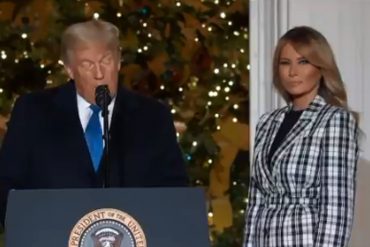 ¡LE MOSTRAMOS! “Tenemos muchas razones para agradecer”: así fue el último mensaje navideño de Donald Trump en la presidencia (+Video)