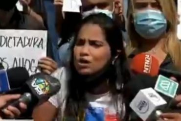 ¡INDIGNADOS! Estudiantes protestaron este #15Dic frente a la embajada de Trinidad y Tobago en Caracas: «Se hicieron los locos ante diversas peticiones que se le han formulado» (+Video)