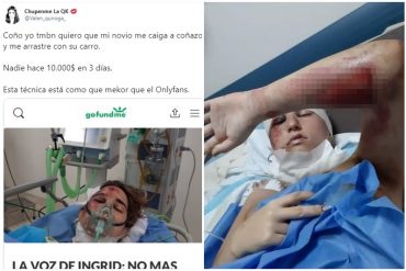 ¡SE PASÓ! Joven desea un novio que le “caiga a coñaz*s” y la “arrastre con su carro” para recaudar dólares como Ingrid Gomes: generó indignación y la llamaron “miserable”