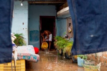 Más de un millar de viviendas afectadas en Zulia en lo que va de octubre debido a las fuertes lluvias, reportó Protección Civil