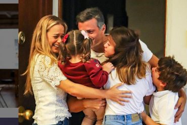 ¡VEA! “Luego de muchos años, hoy podemos estar juntos y celebrar”: la foto de Leopoldo López celebrando Navidad junto a su familia