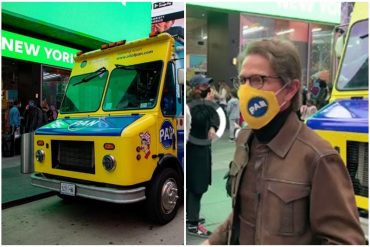 ¡VEA! “Estamos en 90 países”: Lorenzo Mendoza celebró desde el Time Square los 60 años de la marca PAN de Empresas Polar (+Video)