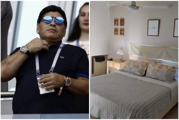 ¡VÉALA! Difunden imágenes exclusivas de la casa en la que murió Maradona (+Fotos)