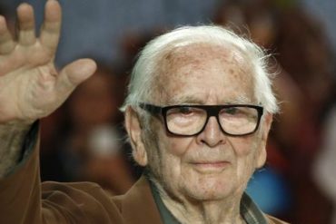 ¡LO ÚLTIMO! Muere el reconocido diseñador de moda francés Pierre Cardin a sus 98 años