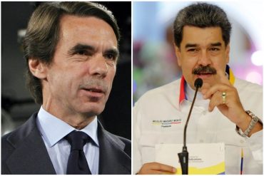 ¡ASI LO DIJO! “Es ahora o nunca, de vida o de muerte”: Aznar cree que es posible terminar con el régimen de Maduro y pide que se haga de forma urgente
