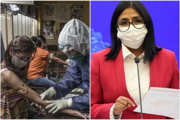 ¡CARAMBA! “No entren en la locura”: Delcy Rodríguez advirtió de un “crecimiento mayor” de casos de covid-19 en Venezuela si no se cumplen medidas (+Videos)