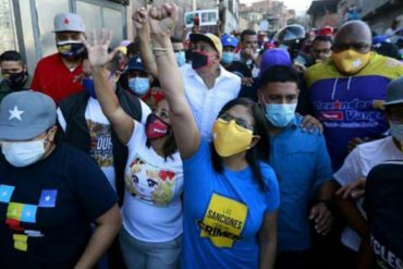 ¡AMENAZANTE! «El 6 de diciembre se acaba Guaidó»: La peculiar «sentencia» de Delcy Rodríguez durante cierre de campaña del chavismo (+Video)