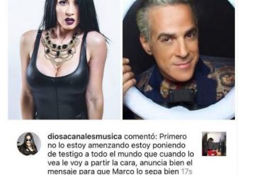 ¡ESCÁNDALO! «Cuando te vea, te voy a partir la cara»: Diosa Canales estalló contra el diseñador Marco Michetti por burlarse de ella y de su pequeño hijo (+Videos)