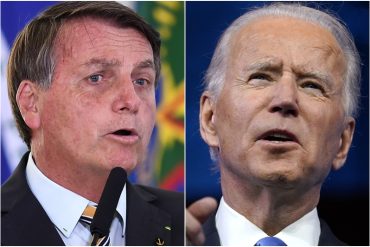 ¡VEA! Bolsonaro reconoció a Biden como presidente electo: «Con la esperanza de que EEUU siga siendo la tierra de los libres»