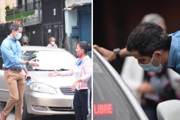 ¡ATENCIÓN! Guaidó recorrió las colas para surtir gasolina este #2Dic para incentivar la participación a la Consulta Popular (+Fotos +Videos)