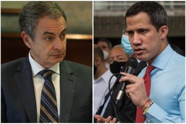 ¡DIRECTO! Guaidó acusó a Rodríguez Zapatero de ser “cómplice” de la violación de DDHH en Venezuela: “Abogado de la dictadura” (+Video)