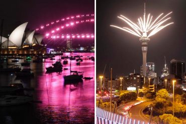 ¡LE MOSTRAMOS! Sidney y Nueva Zelanda reciben el Año Nuevo 2021 con su acostumbrado show de fuegos artificiales  (+Video e Imágenes)