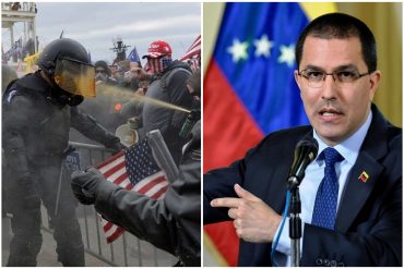 ¡VÉALO! Arreaza expresó “preocupación” por el asalto al Congreso de EEUU: “Padecen lo que han generado en otros países” (+Comunicado)