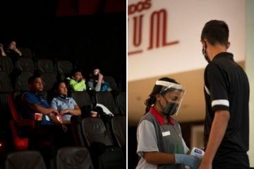 ¡VEA! Así fue el esperado regreso de los venezolanos a las salas de cine tras 10 meses de cierre por la pandemia (+Fotos)