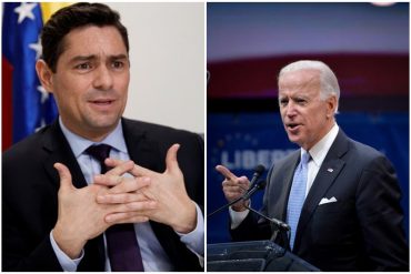 ¡AQUÍ LOS TIENE! Los 4 aspectos centrales que se mantendrán en la política de EEUU hacia Venezuela tras asunción de Biden, según Vecchio (+Video)