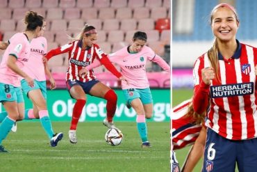 ¡VEA! El gol de Deyna Castellanos de penal que sirvió para llevar al Atlético de Madrid Femenino a la final de la Supercopa de España (+Video)