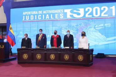 ¡SEPA! Maduro participó en la apertura de las actividades judiciales 2021 y presentación del informe de gestión 2020