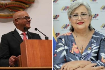 ¡DEBE VERLO! El jaleti mensaje de Tibisay Lucena a Jorge Rodríguez por su primer discurso como “presidente” de la ilegítima Asamblea Nacional