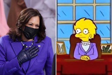 ¡VAYA! ¿”Los Simpson” predijeron la llegada de Kamala Harris a la Casa Blanca?: la especulación que se desató por el atuendo que lució la vicepresidenta este #20Ene