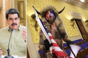 ¡NO SE AGUANTÓ! “Apareció Batman, apareció un hombre vestido de bisonte”: los comentarios de Maduro sobre los hechos violentos en el Capitolio de EEUU