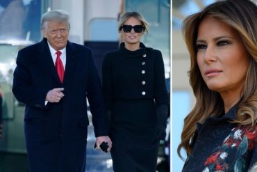 ¡VEA! “Fue mi gran honor, gracias por su amor”: estas fueron las últimas palabras de Melania Trump como primera dama de EEUU (+Video)