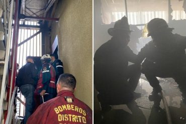 ¡SEPA! “No descartamos ninguna posibilidad”: lo que dijo viceministro chavista sobre incendio en sede del Ministerio de Educación