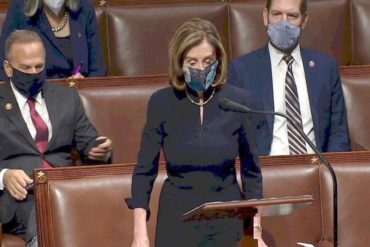 ¡VEA! «Es un peligro claro y presente y tiene que irse»: Nancy Pelosi exige que Trump sea hallado «culpable» por el asalto al Capitolio (+Videos)