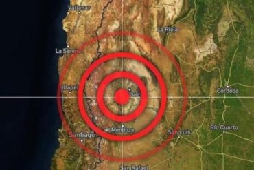 ¡SEPA! Terremoto de 6,4 de magnitud se registró en la frontera entre Argentina y Chile (+Detalles)