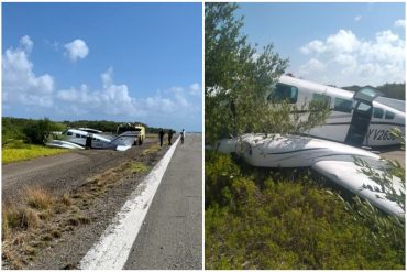 ¡QUÉ MIEDO! Avioneta se estrelló en Los Roques este #2Ene con 5 ocupantes: ya había presentado fallas anteriormente (+Fotos)