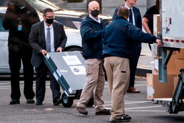 ¡SE LO CONTAMOS! La foto de un camión de mudanzas frente a la Casa Blanca que causó furor en redes: “¡Está sucediendo!”