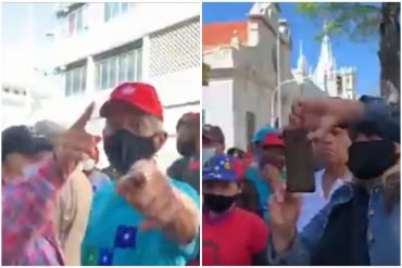 ¡RERESORES! Simpatizantes del oficialismo agredieron y fotografiaron a periodistas que se encontraban a las afueras de la AN (+Video)