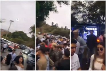 ¡VEA! Reportaron una “coronaparty” en El Hatillo justo antes de iniciar la cuarentena radical anunciada por Maduro (+Video)