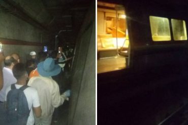 ¡ATENCIÓN! Ciudadanos vivieron el terror luego que se descarrilara un tren en la línea 3 del Metro de Caracas #19Ene (+Fotos +Video)