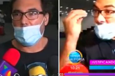 ¡AMÁRRENLO! «Haz tu pinche micrófono hacia atrás, tienes que guardar la distancia»: Al actor mexicano Eduardo Yáñez se le volvieron a volar los tapones y golpeó a otro reportero (+Video + qué pena)