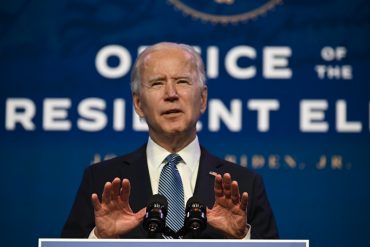 ¡MUY CLARO! Joe Biden aseguró que “no tiene miedo” de asistir al acto de asunción el #20Ene (se celebrará al aire libre en el Capitolio)