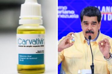 ¡ATENCIÓN! Presidente de la Sociedad Venezolana de Pediatría sobre gotas Carvativir: “Es la misma droga que el gobierno publicitó contra el AH1N1 y que no sirvió para nada”