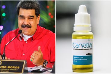 ¡AH, OK! La nueva de Maduro: Jura que sus gotas “milagrosas” son “efectivas” contra las variantes brasileñas del COVID-19