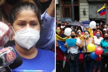 ¡OÍDO! “Vine a gritar por ella”: La madre de la joven venezolana abusada por su jefe en Argentina participó en protesta para exigir justicia