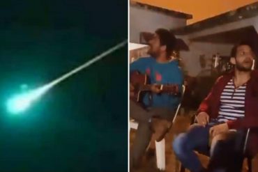 ¡IMPRESIONANTE! Habitantes de varias zonas de Anzoátegui aseguran haber observado el paso de un supuesto “meteorito” este #28Feb (+Videos)