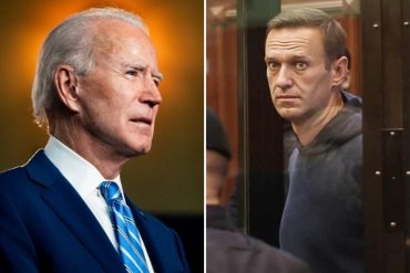 ¡ASÍ LO DIJO! Biden afirmó que detención de Navalny fue por razones políticas y exigió su liberación inmediata: “Sin condiciones” (+Video)