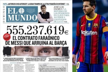 ¡EN DETALLE! Las cláusulas y exigencias del Barcelona en el millonario contrato de Messi que reveló El Mundo (incluye aprender catalán)