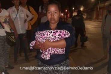 ¡DETALLES! Mujer dio a luz en plena vía pública en Aragua y fue asistida por la PNB (+Fotos)